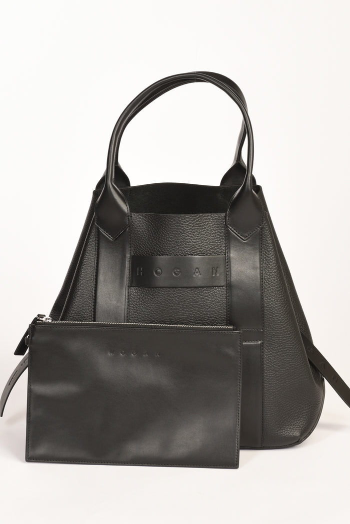 Hogan Borsa Script Nero Donna - 3