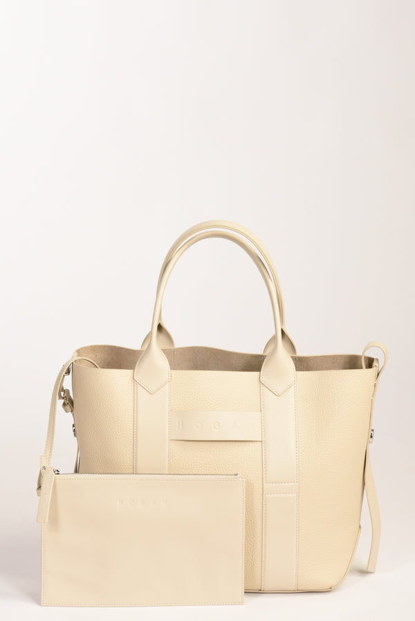 Hogan Borsa Script Bianco Donna-2