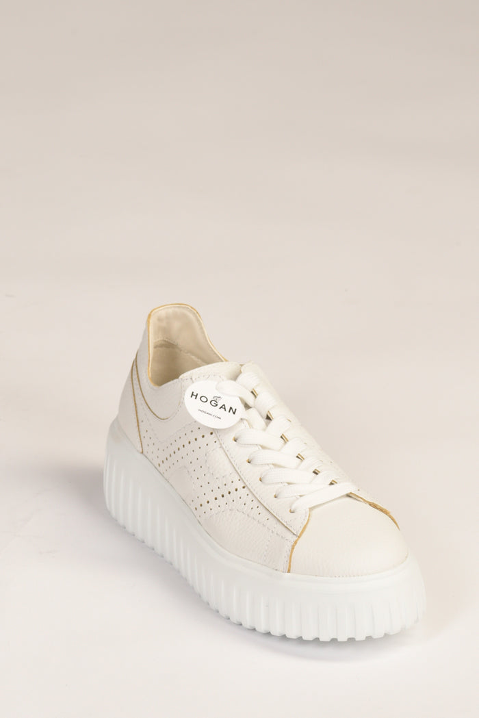 Hogan Scarpa H-stripes Bianco Donna - 3