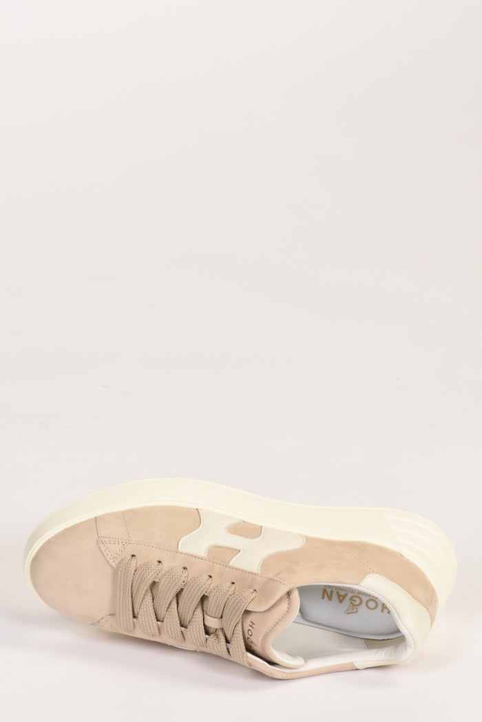 Hogan Sneakers Rebel Beige Donna - 5