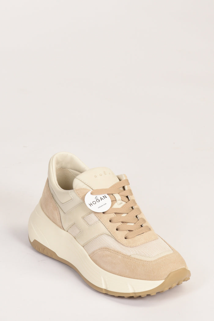 Hogan Sneakers H669 Beige Chiaro/beige Donna - 3