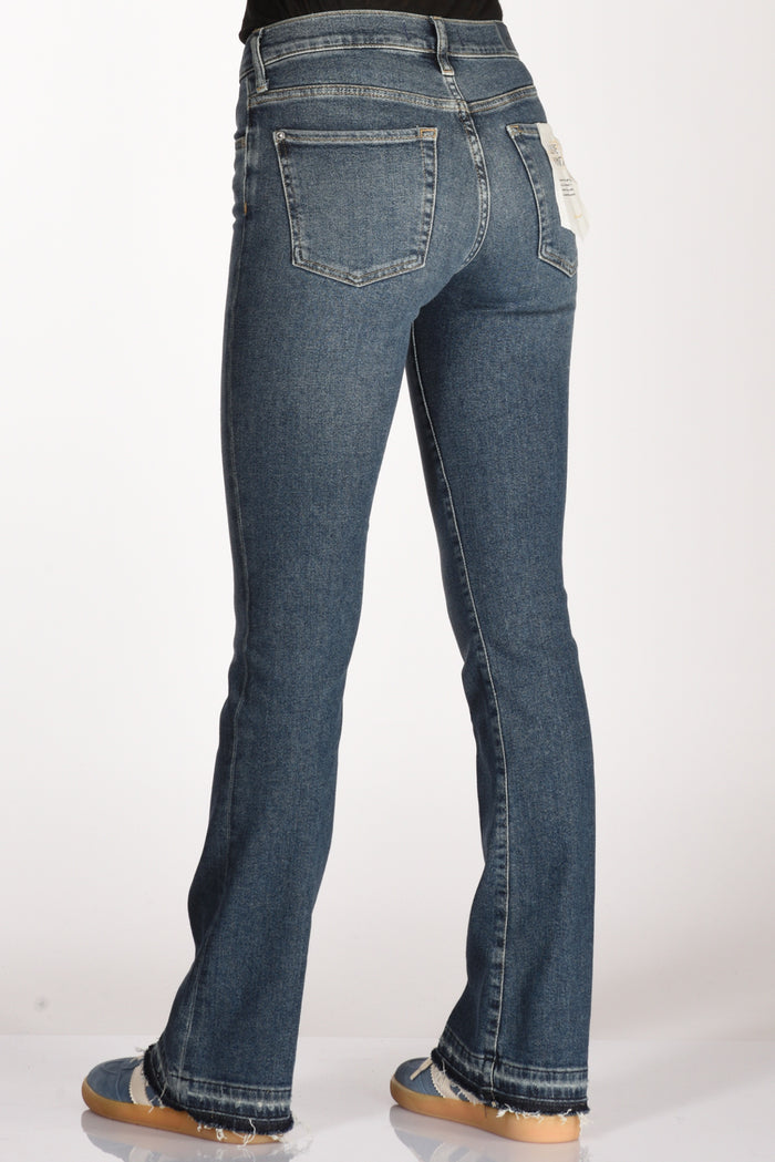 7 For All Mankind Jeans Bootcut Blu Donna - 6