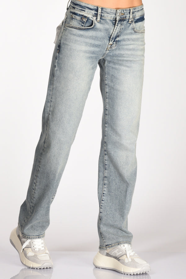 7 For All Mankind Jeans Calie Blu Chiaro Donna