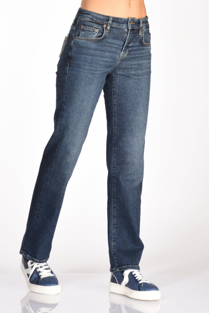 7 For All Mankind Jeans Calie Blu Scuro Donna - 1