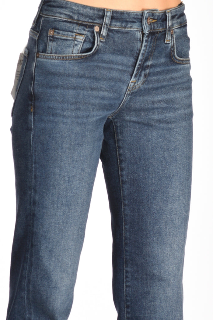 7 For All Mankind Jeans Calie Blu Scuro Donna - 5