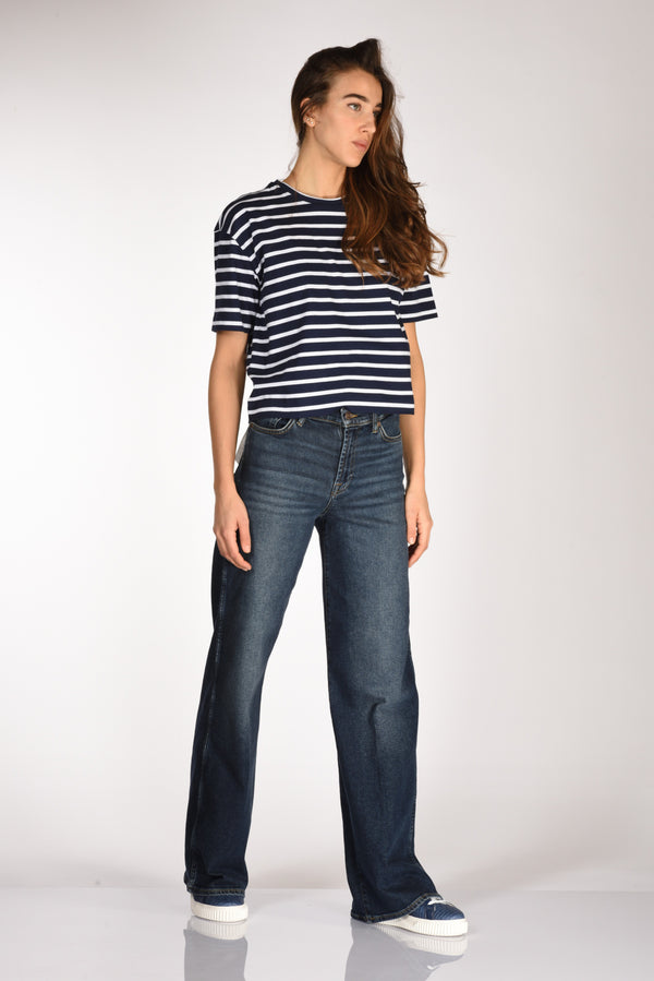 7 For All Mankind Jeans Lotta Blu Scuro Donna-2