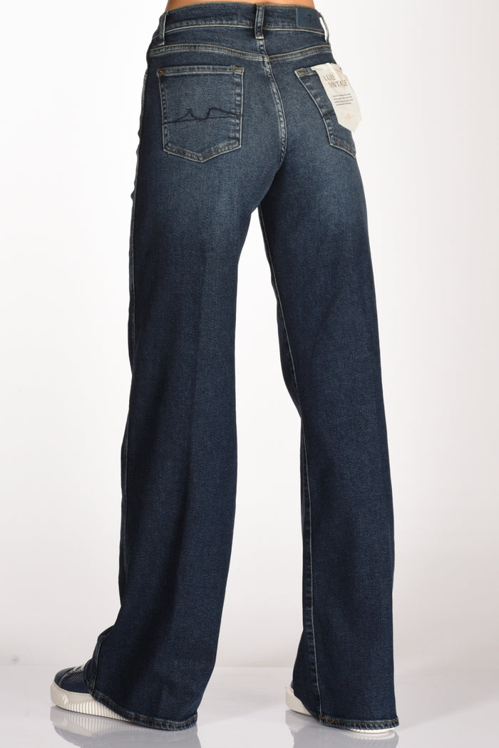 7 For All Mankind Jeans Lotta Blu Scuro Donna - 6