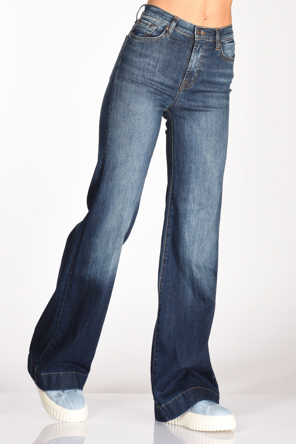 7 For All Mankind Jeans Modern Blu Scuro Donna