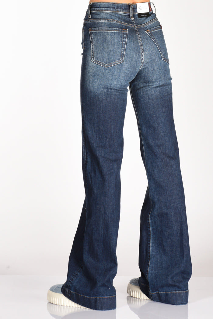 7 For All Mankind Jeans Modern Blu Scuro Donna - 6