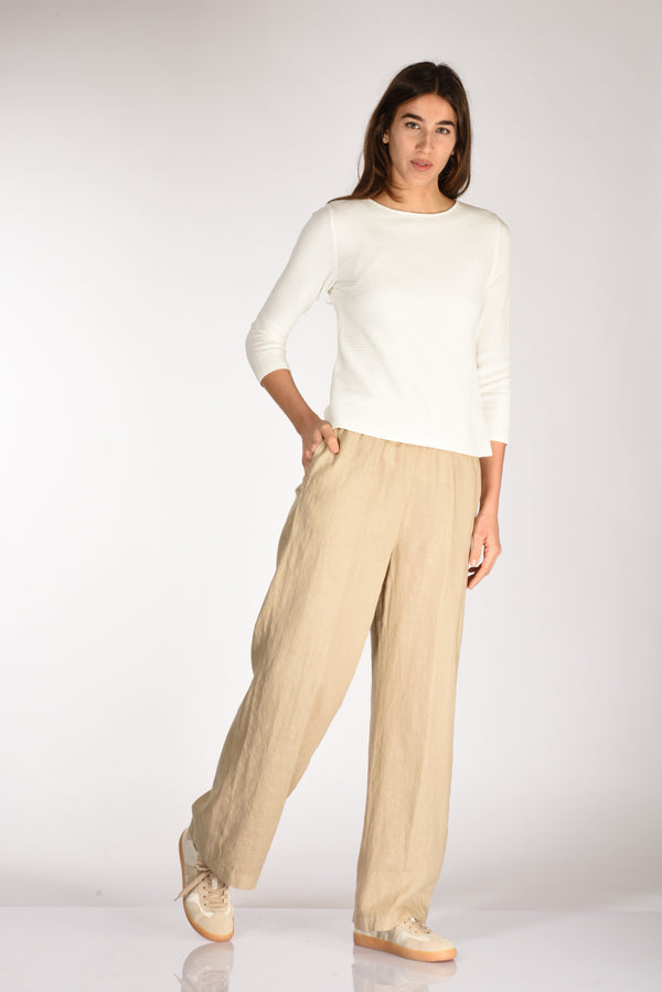 Aspesi Pantalone Elastico Beige Donna-2