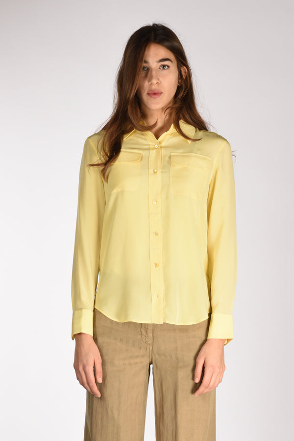 Equipment Femme Camicia Tasche Giallo Donna-2