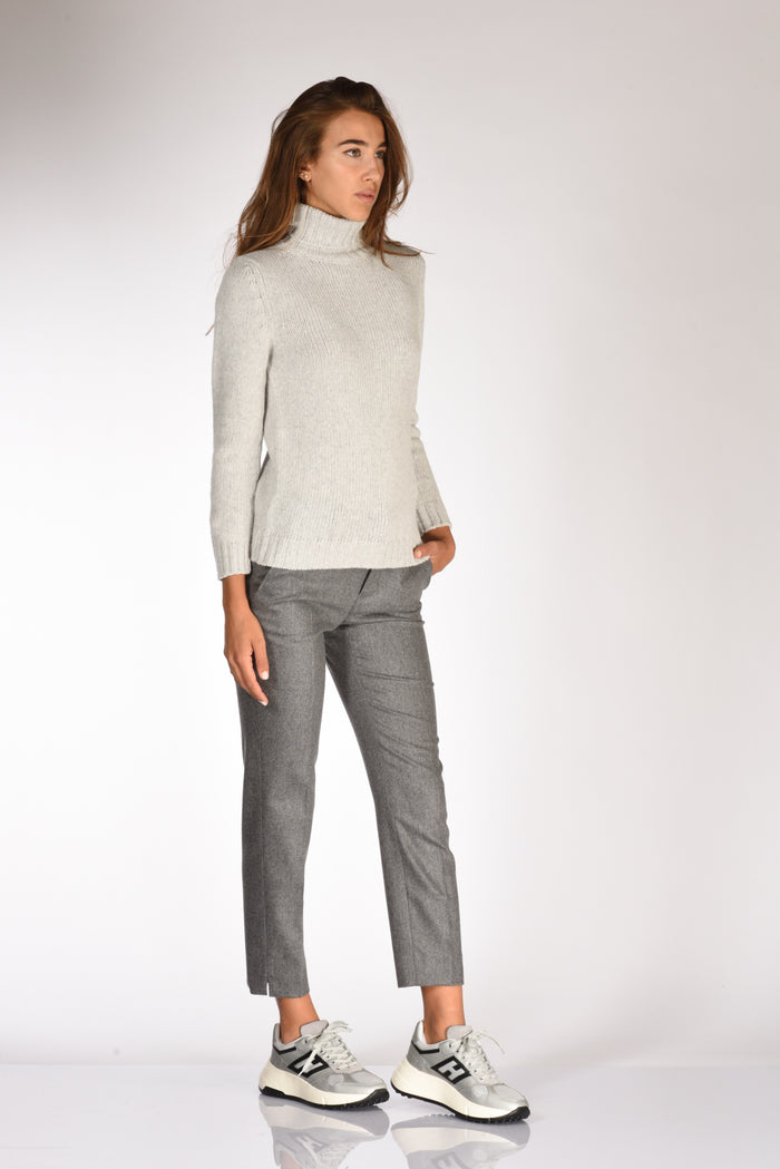 Anne Claire Collo Alto Grigio Chiaro Donna - 4