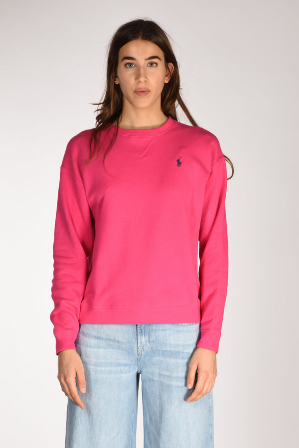 Polo Ralph Lauren Felpa Giro. Fucsia Donna-2