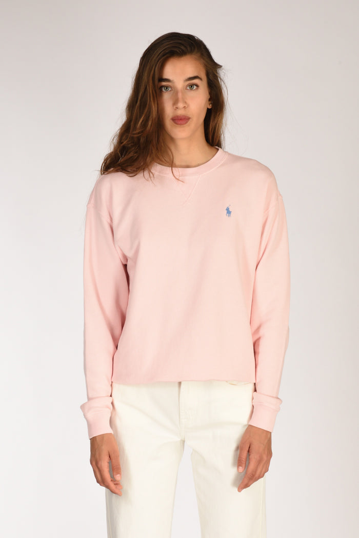 Polo Ralph Lauren Felpa Giro. Rosa Donna - 2