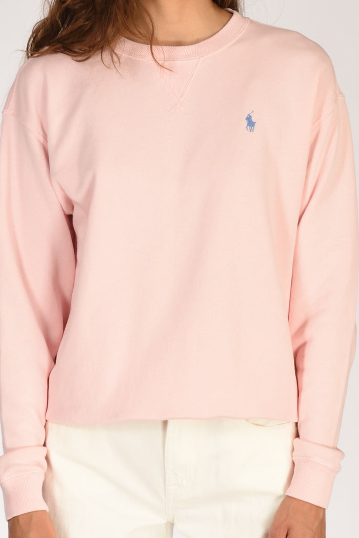 Polo Ralph Lauren Felpa Giro. Rosa Donna - 3
