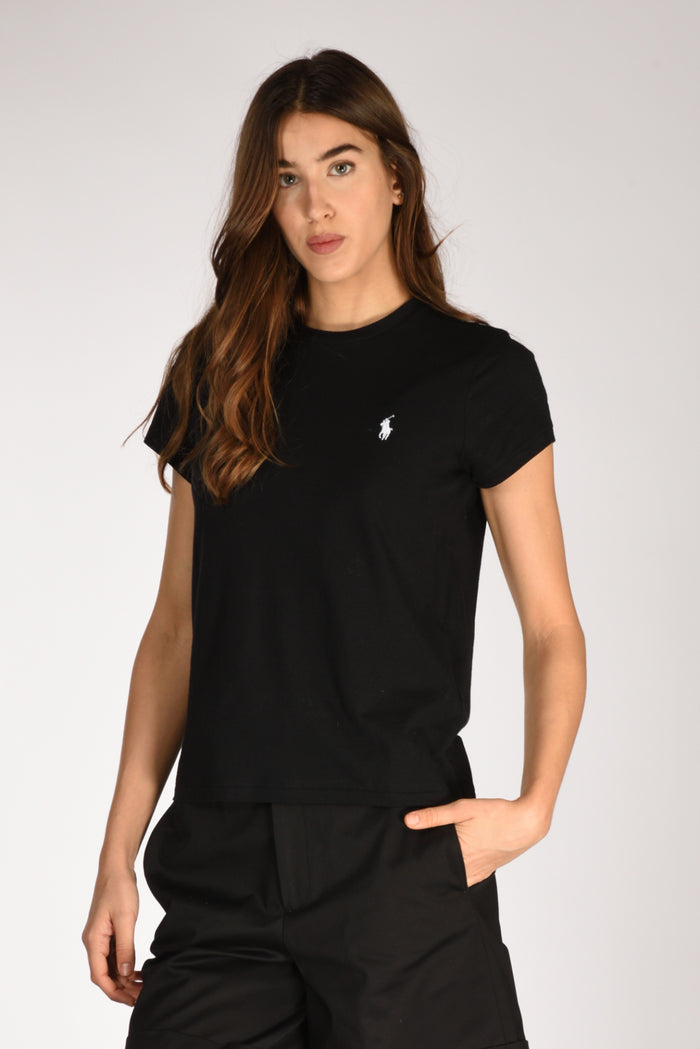 Polo Ralph Lauren Tshirt M.m. Nero Donna - 1