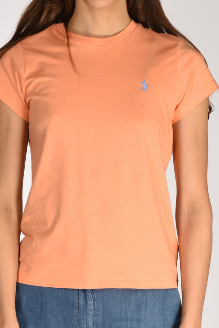 Polo Ralph Lauren Tshirt M.m. Arancio Donna - 3