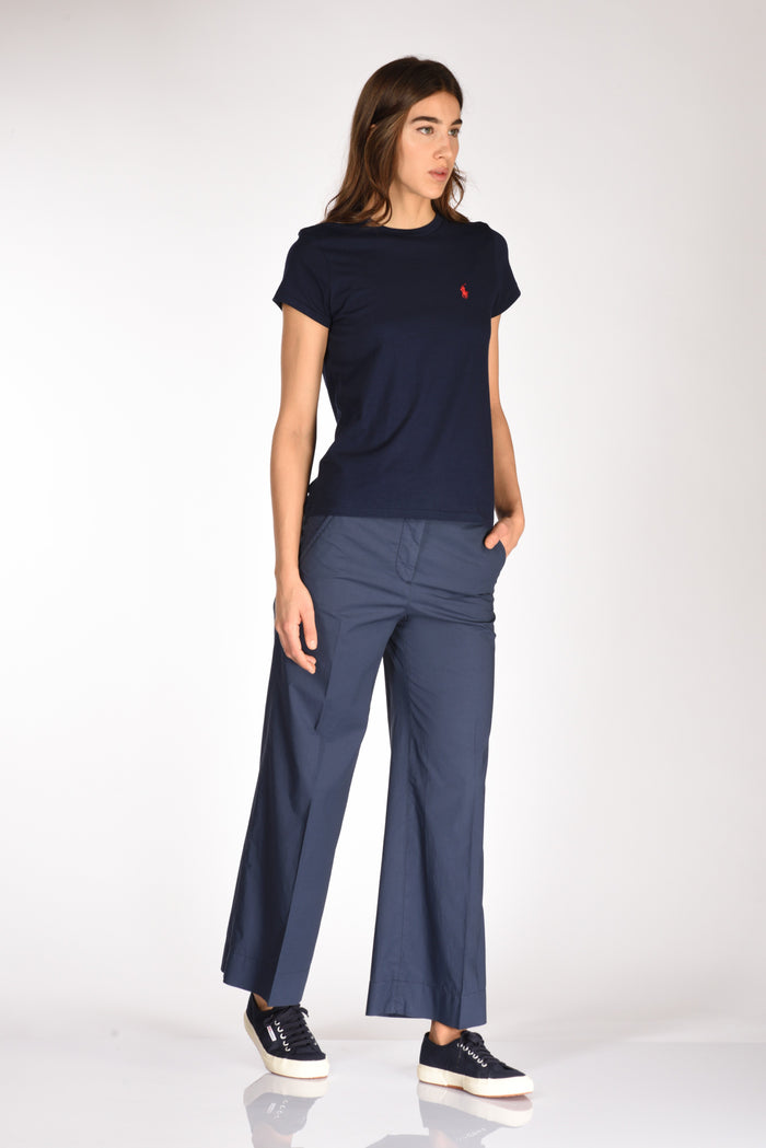 Polo Ralph Lauren Tshirt M.m. Blu Donna - 4