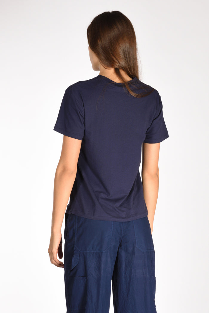 Polo Ralph Lauren Tshirt Stampata Blu Donna - 5