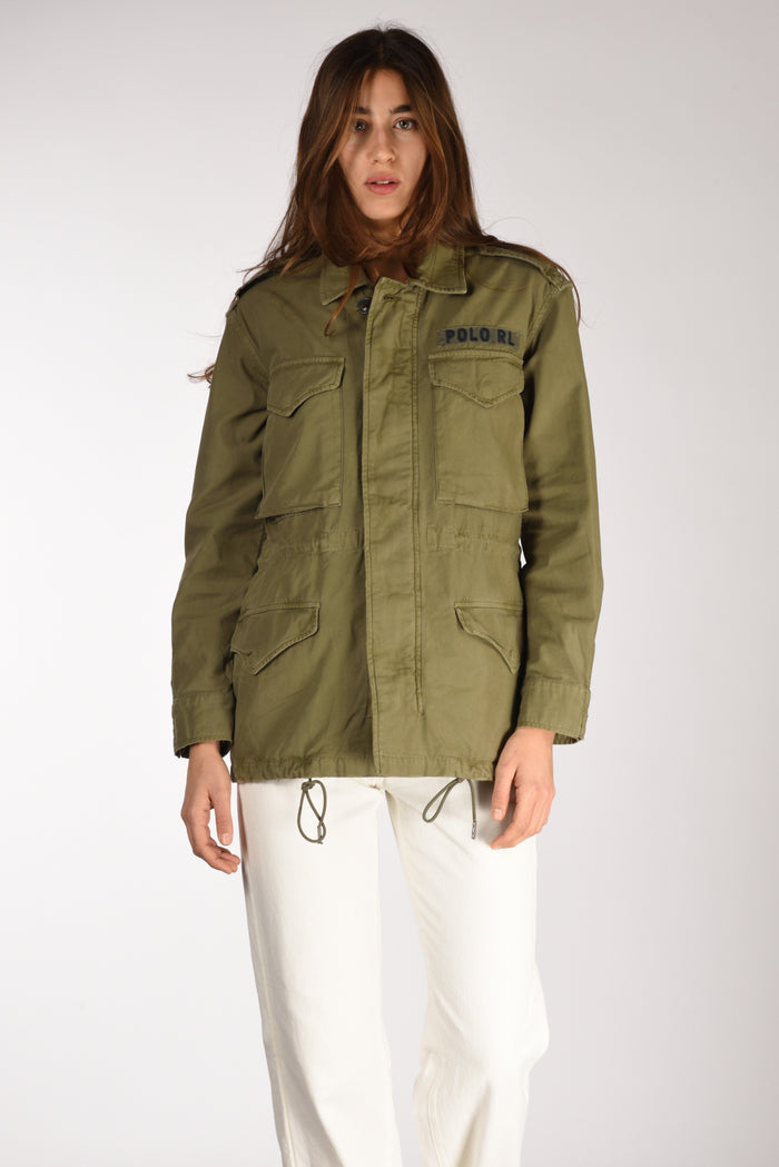 Polo Ralph Lauren Field Jacket Verde Donna - 1