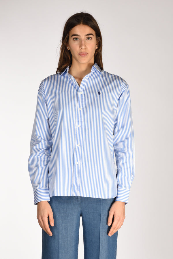 Polo Ralph Lauren Camicia Bianco/blu Donna-2