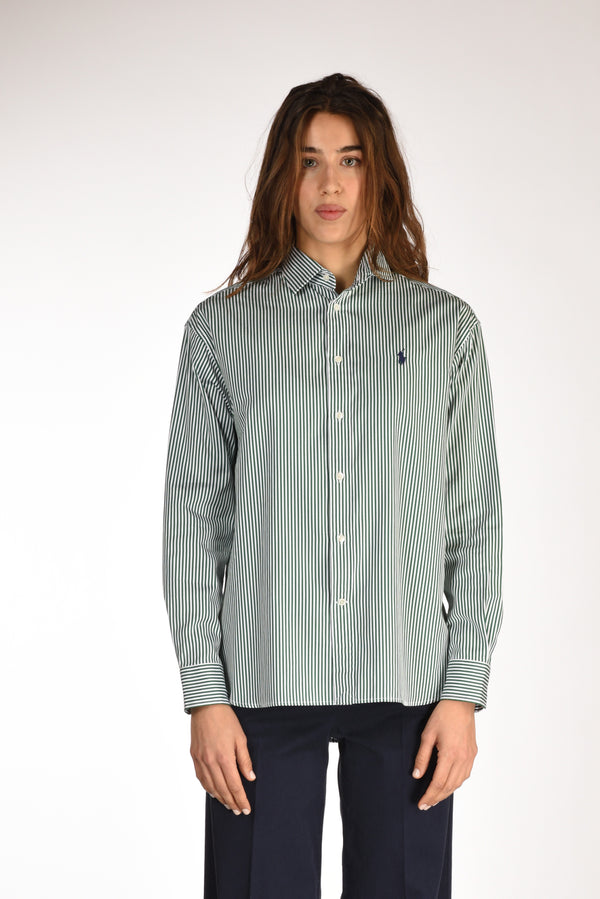 Polo Ralph Lauren Camicia Verde/bianco Donna-2