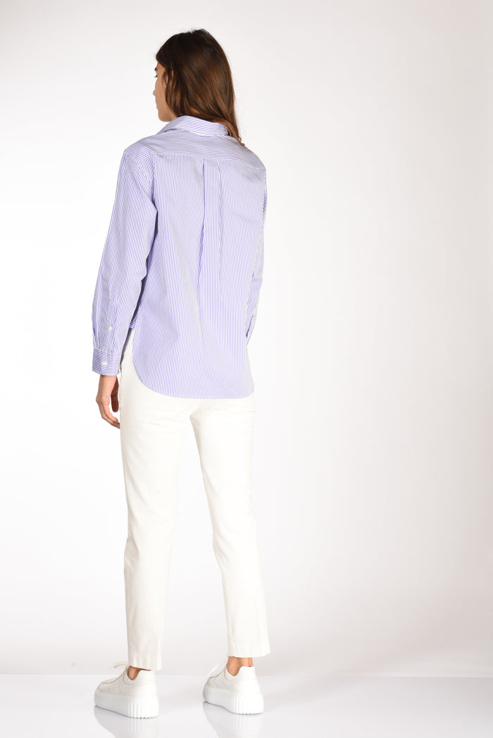 Polo Ralph Lauren Camicia Bianco/viola Chiaro Donna - 5