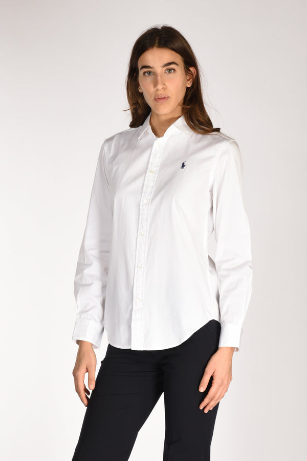 Polo Ralph Lauren Camicia Colletto Bianco Donna