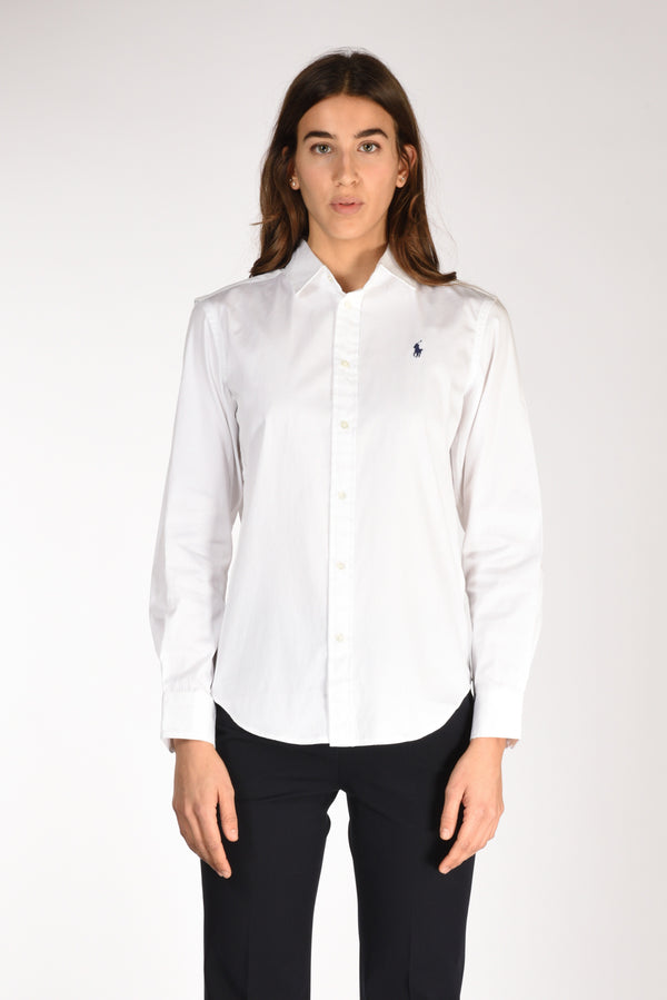 Polo Ralph Lauren Camicia Colletto Bianco Donna-2