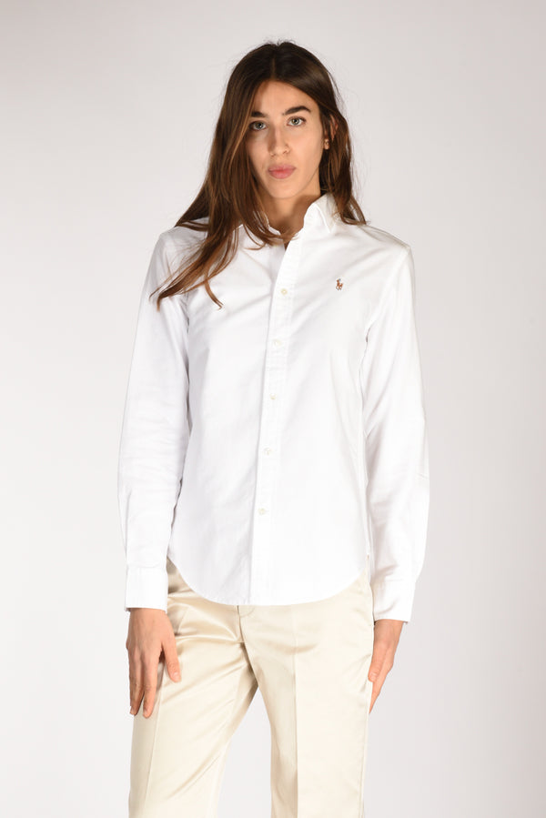 Polo Ralph Lauren Camicia Colletto Bianco Donna