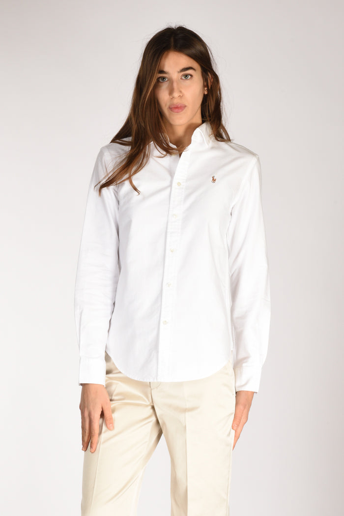 Polo Ralph Lauren Camicia Colletto Bianco Donna - 1