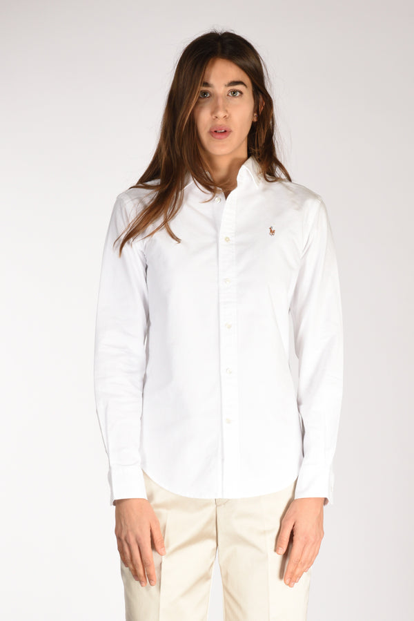 Polo Ralph Lauren Camicia Colletto Bianco Donna-2