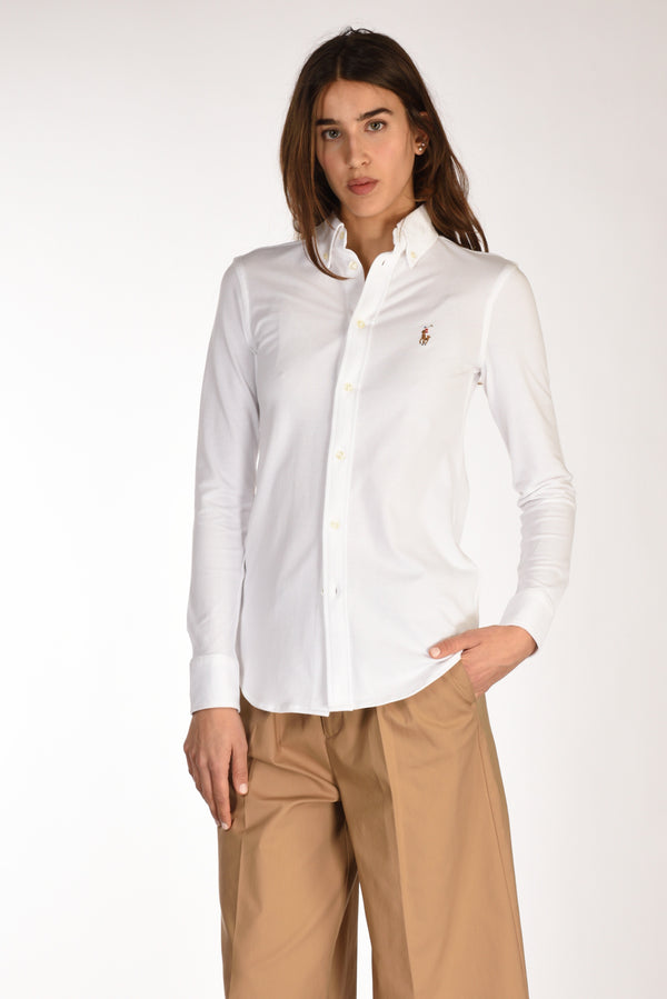 Polo Ralph Lauren Camicia Colletto Bianco Donna