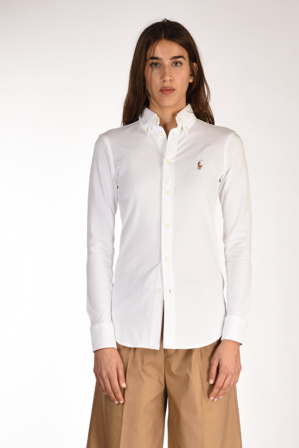 Polo Ralph Lauren Camicia Colletto Bianco Donna-2