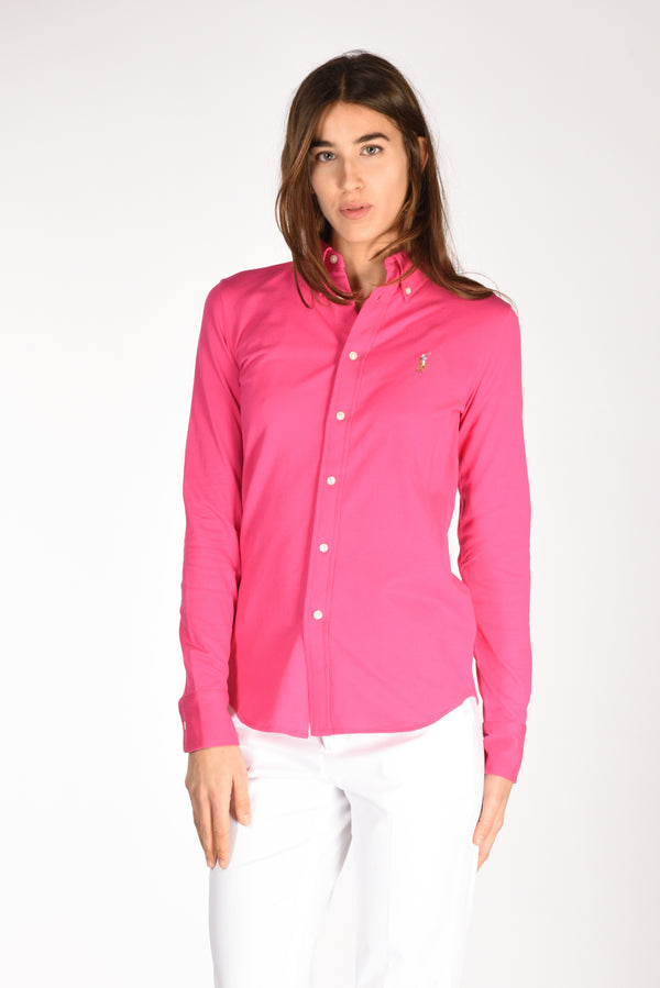 Polo Ralph Lauren Camicia Colletto Fucsia Donna