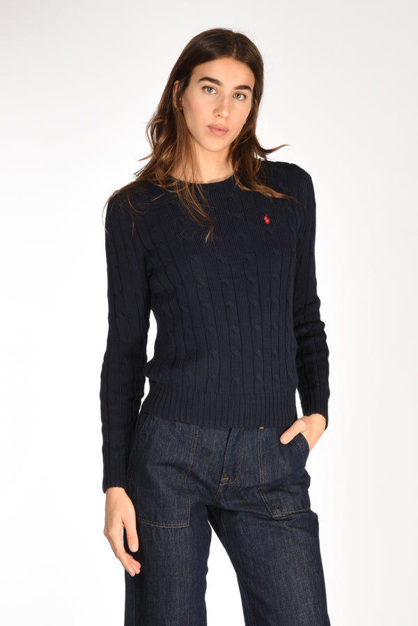 Polo Ralph Lauren Maglia Girocollo Blu Donna