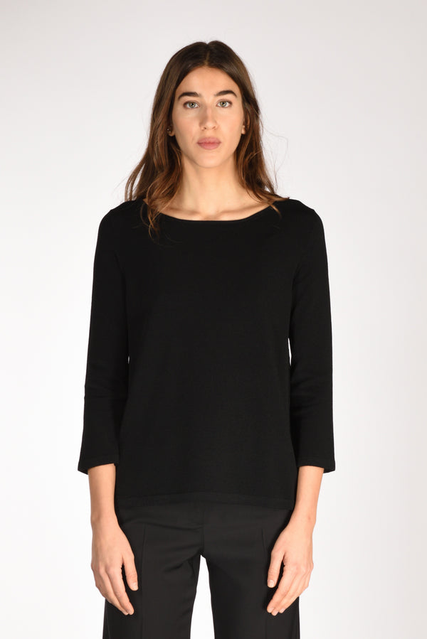 Base Milano Maglia Nero Donna-2