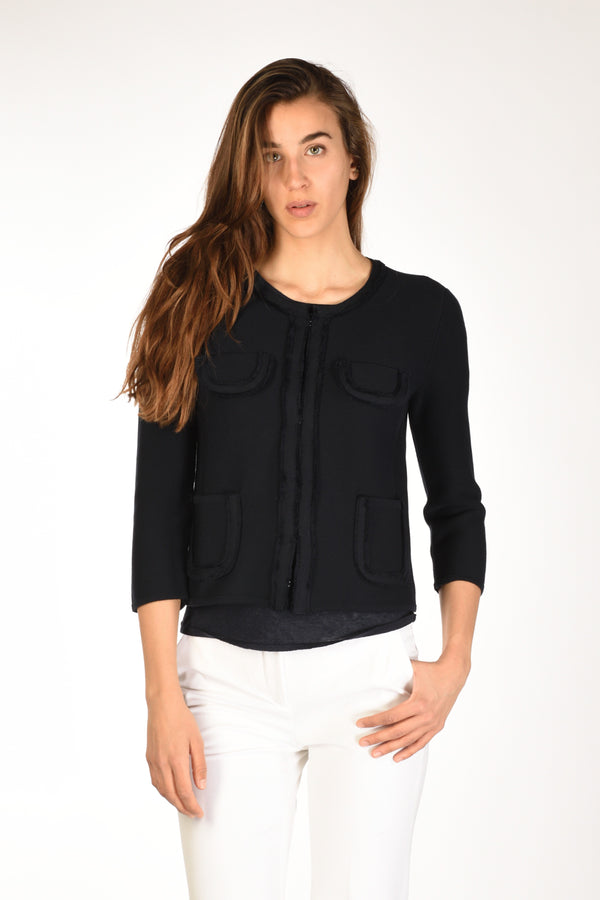 Anne Claire Giacca Di Maglia Blu Donna