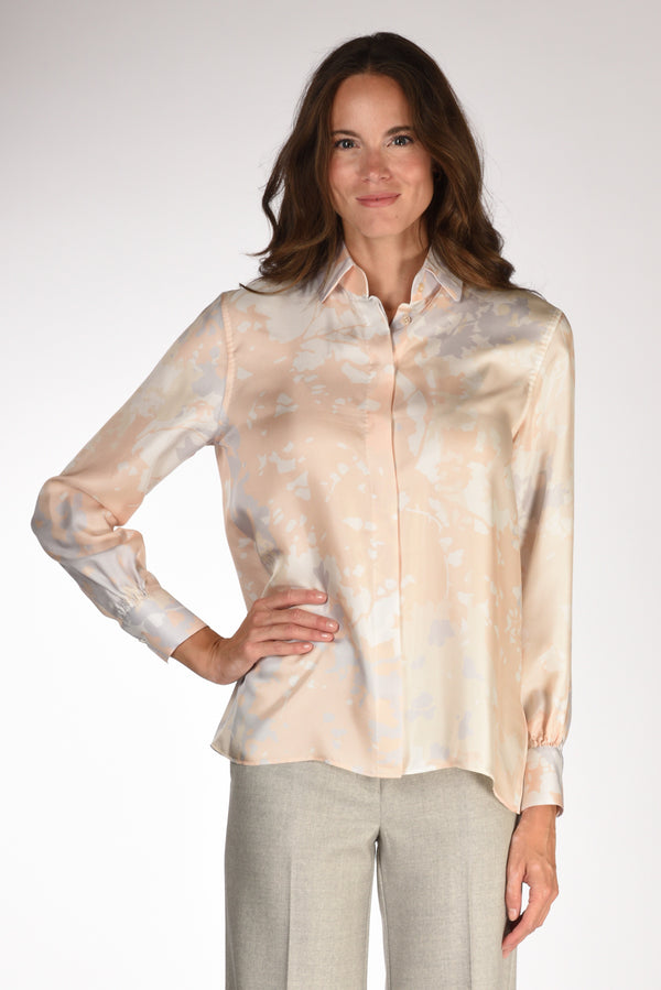 Sarte Pettegole Camicia Stampa Rosa/bianco Donna