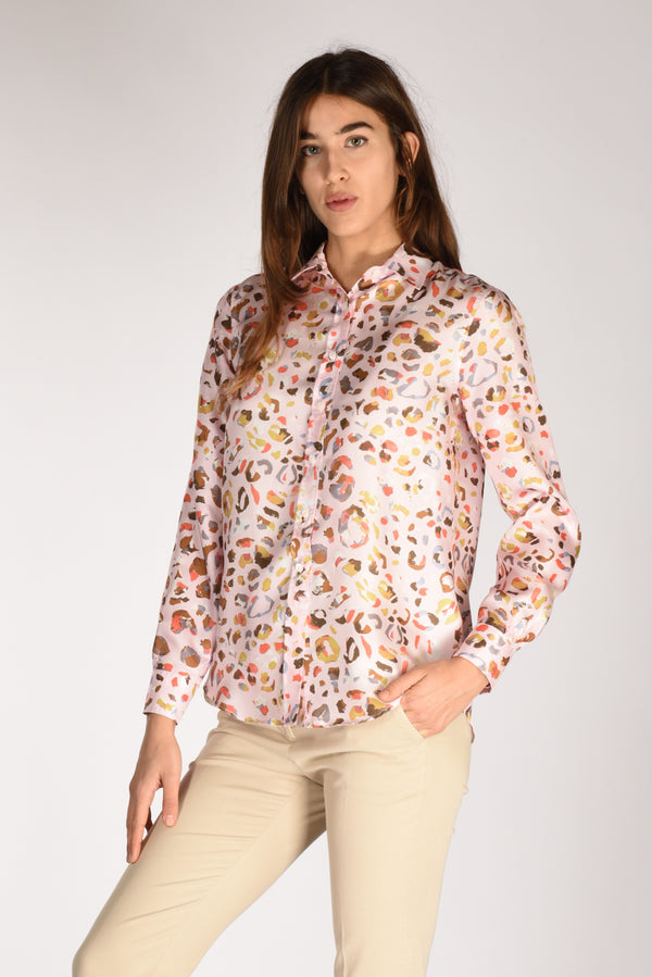 Sarte Pettegole Camicia Stampa Rosa/multicolor Donna