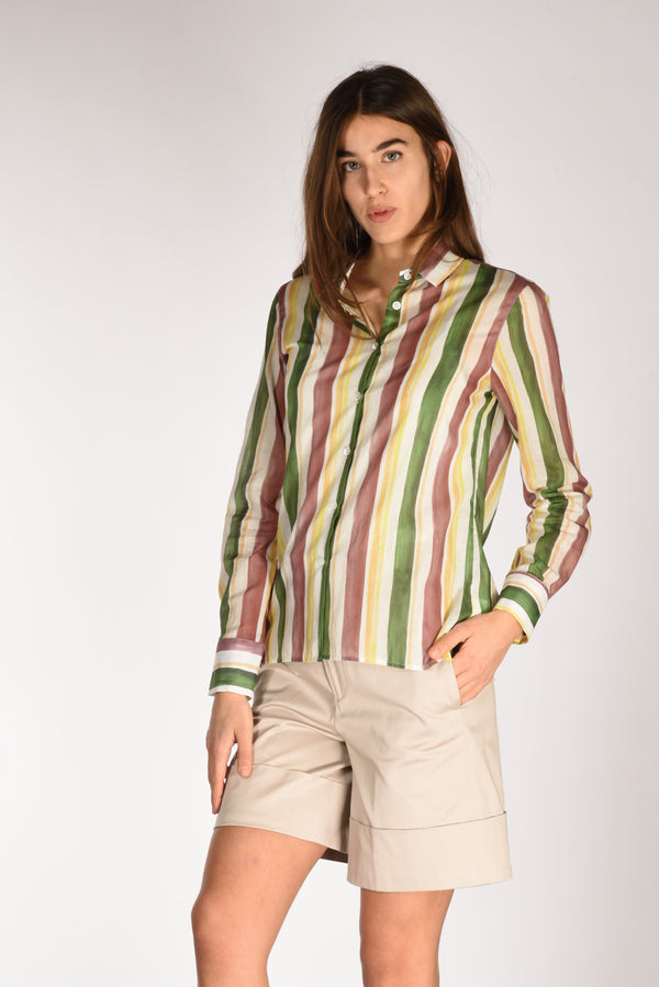 Robert Friedman Camicia Andrea Verde/giallo/bianco Donna