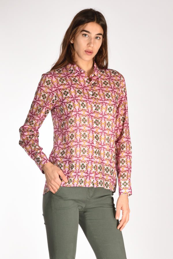 Robert Friedman Camicia Andrea Rosa/verde Donna