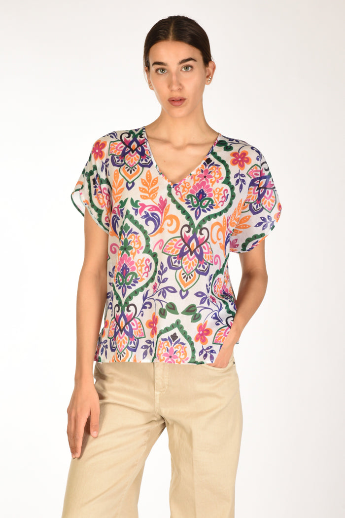 Robert Friedman Camcia Anet Bianco/multicolor Donna - 1