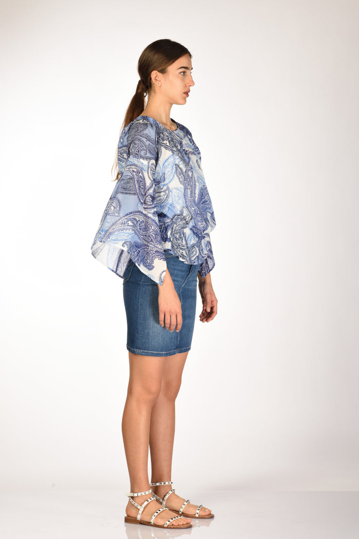 Robert Friedman Camicia Mylla Blu/bianco Donna - 4