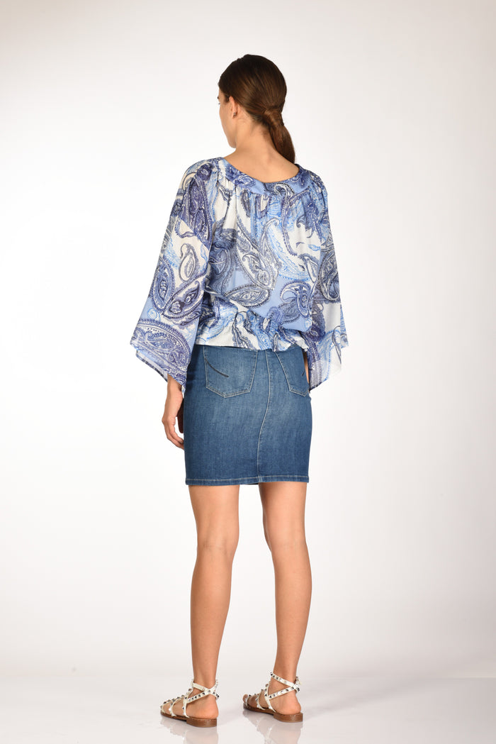 Robert Friedman Camicia Mylla Blu/bianco Donna - 5