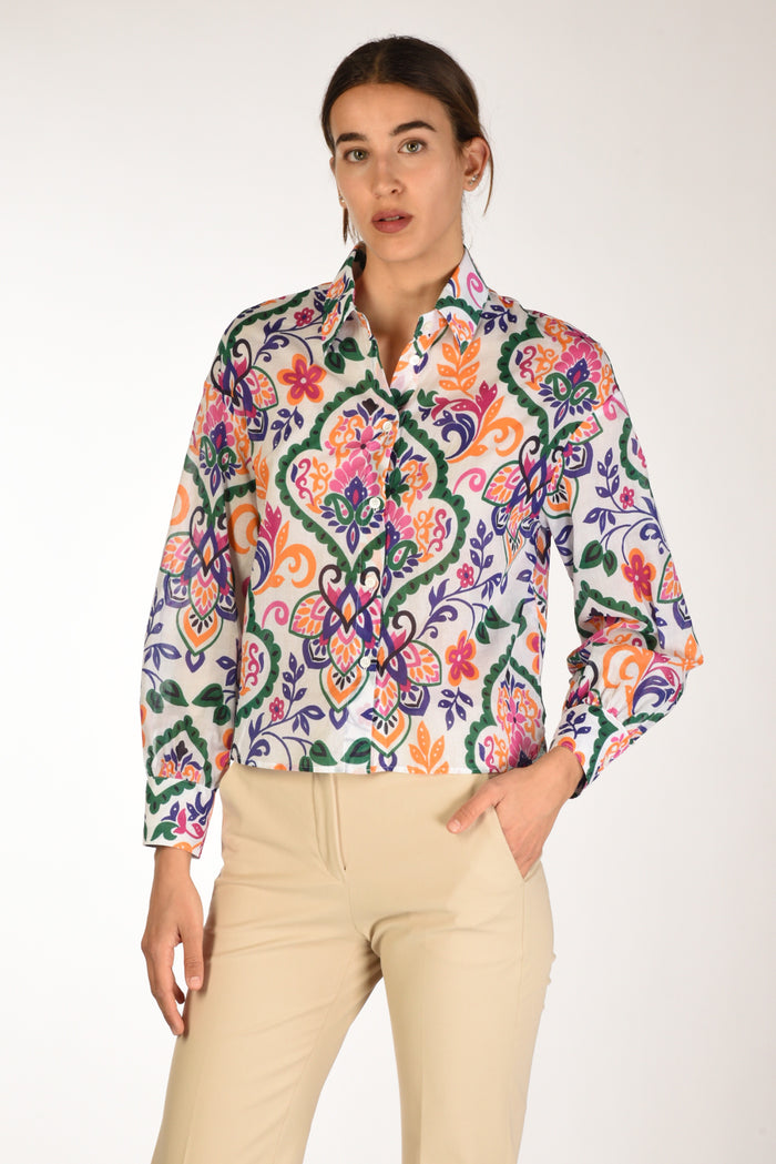 Robert Friedman Camicia Cherie Bianco/multicolor Donna - 1