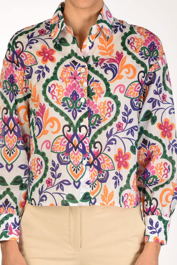 Robert Friedman Camicia Cherie Bianco/multicolor Donna - 3