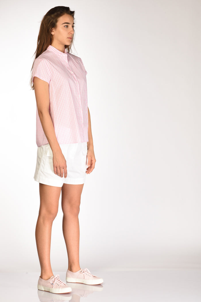 Robert Friedman Camicia Aram Bianco/rosa Donna - 4