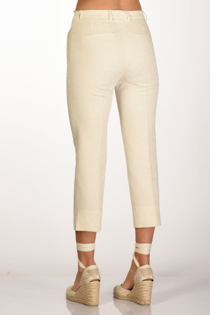 Incotex Slowear Pantalone Cherie Bianco Naturale Donna - 6