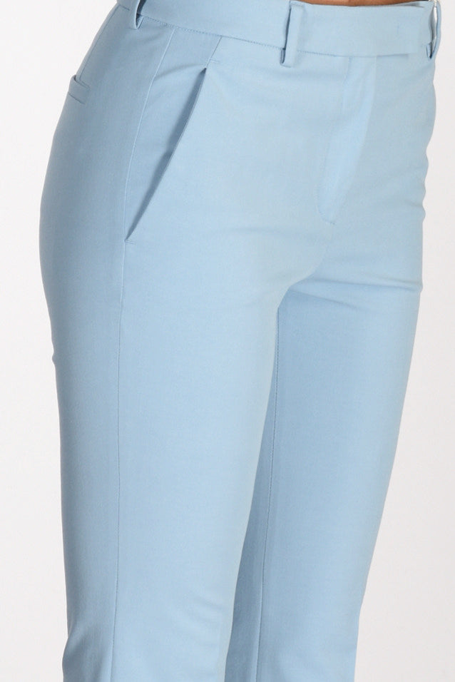 Incotex Slowear Pantalone Kimama Azzurro Scuro Donna - 5